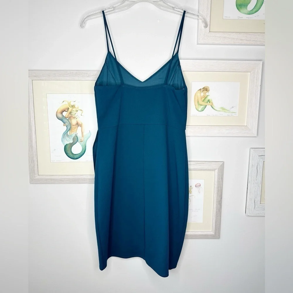 Lulus New Teal Blue Forever Your Girl Bodycon Sleeveless Mini Dress Women’s M - Picture 6 of 9